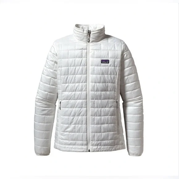 Patagonia White Nano Puff Jacket – Size M - Picture 1 of 10